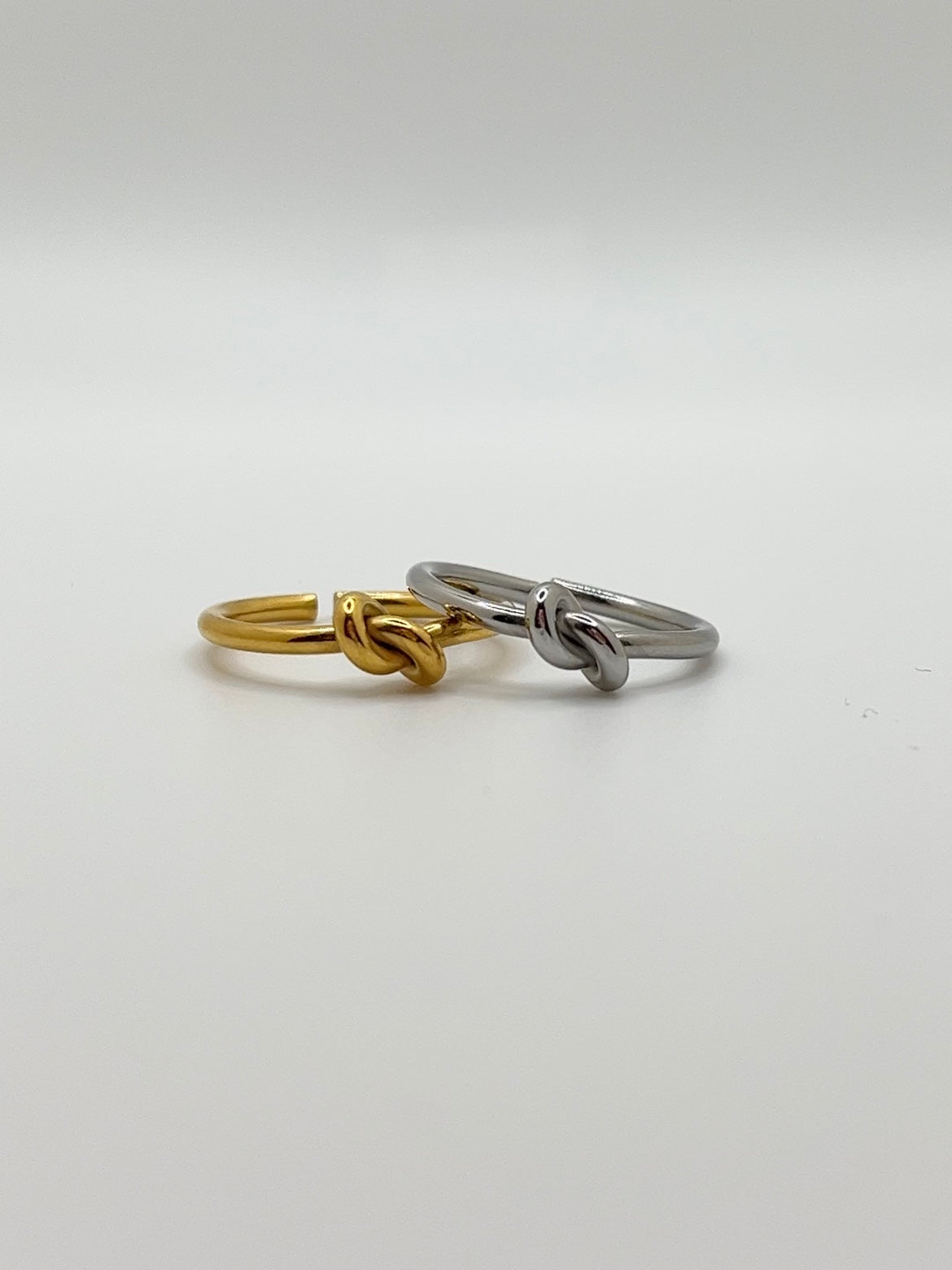 Tied Forever knot ring