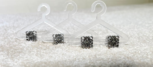 Silver L Earrings
