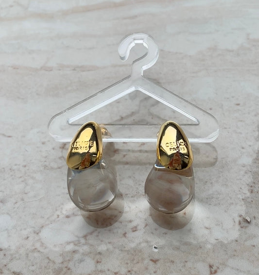 Clear ‘CeCe’ earrings
